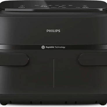 Philips Series 1000 Air Fryer με Διπλό Αποσπώμενο Κάδο 7.1lt Μαύρο