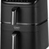Cosori Turbo Tower Air Fryer με Διπλό Αποσπώμενο Κάδο 10.8lt Μαύρο