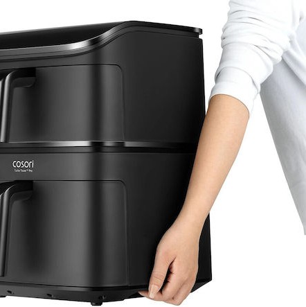 Cosori Turbo Tower Air Fryer με Διπλό Αποσπώμενο Κάδο 10.8lt Μαύρο