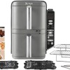 Ninja Air Fryer με Διπλό Αποσπώμενο Κάδο 9.5lt Γκρι SL451EU