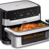 Tefal Easy Fry Air Fryer με Διπλό Αποσπώμενο Κάδο 9lt Μαύρο