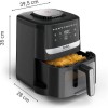 Tefal Fry Easy Fry Air Fryer με Wi-Fi 5lt Μαύρο