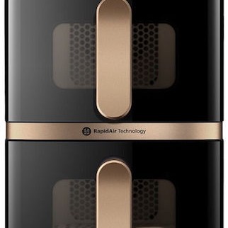 Philips Air Fryer με Διπλό Αποσπώμενο Κάδο 10lt Μαύρο NA462/70