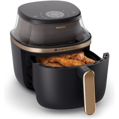 Philips Air Fryer 7.2lt Μαύρο NA342/00