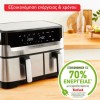 Tefal Easy Fry Air Fryer με Διπλό Αποσπώμενο Κάδο 8.3lt Ασημί