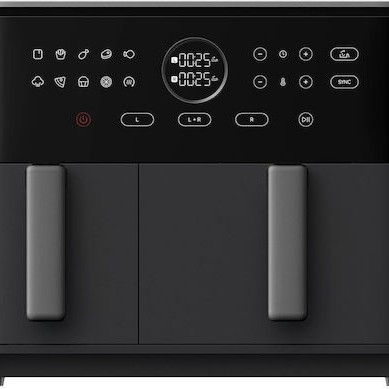 Xiaomi Dual Zone Air Fryer με Διπλό Αποσπώμενο Κάδο 10lt Γκρι