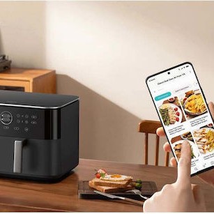 Xiaomi Dual Zone Air Fryer με Διπλό Αποσπώμενο Κάδο 10lt Γκρι