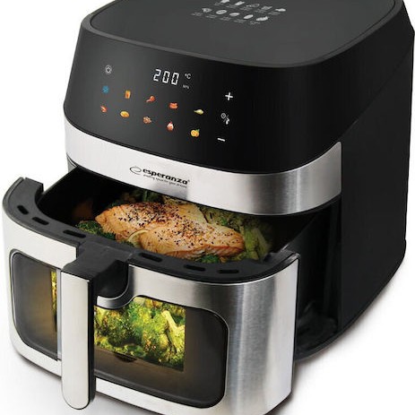 Esperanza Eka005 Air Fryer 8lt Μαύρο