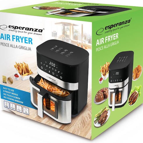 Esperanza Eka003 Air Fryer 5lt Μαύρο