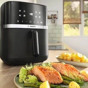 Bosch Air Fryer 6.1lt Μαύρο MAFS2462B