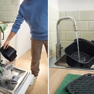 Bosch Air Fryer 6.1lt Μαύρο MAFS2462B