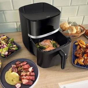 Bosch Air Fryer 6.1lt Μαύρο MAFS2462B