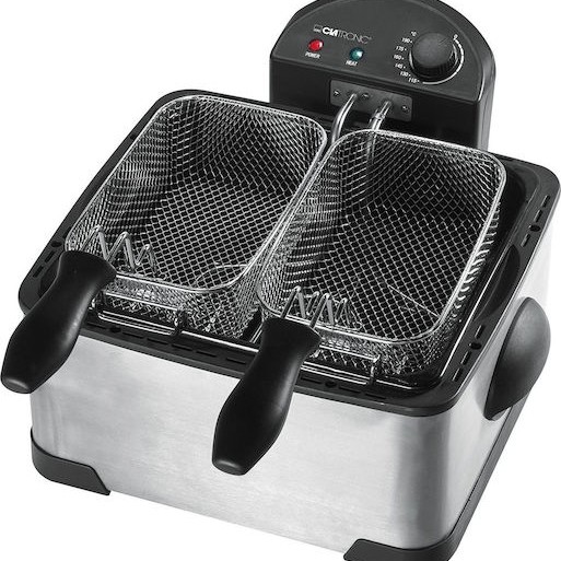 Clatronic FR 3195 Φριτέζα 4lt Ασημί