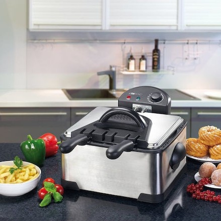 Clatronic FR 3195 Φριτέζα 4lt Ασημί