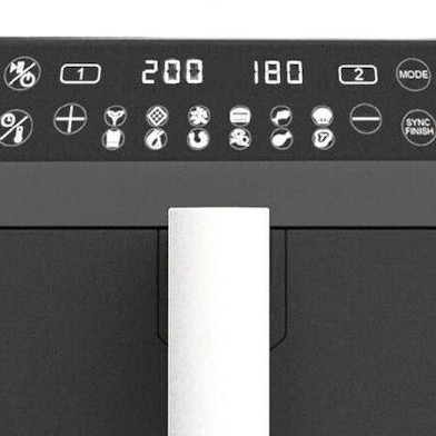 Maestro Air Fryer με Διπλό Αποσπώμενο Κάδο 10lt Μαύρο MR-761