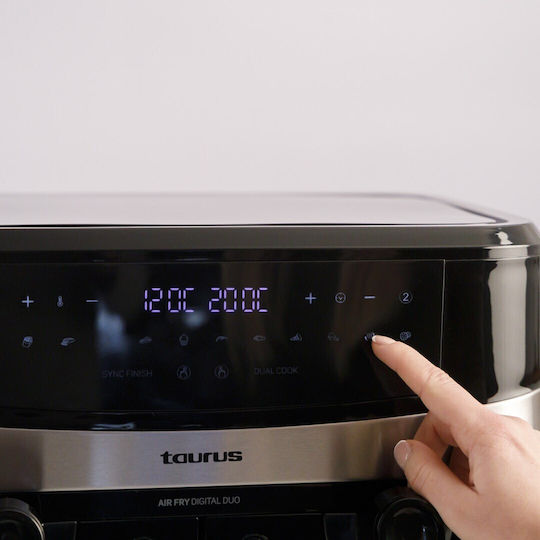 Taurus AF2600D Πολυμάγειρας 2600W με Χωρητικότητα 9lt Μαύρος