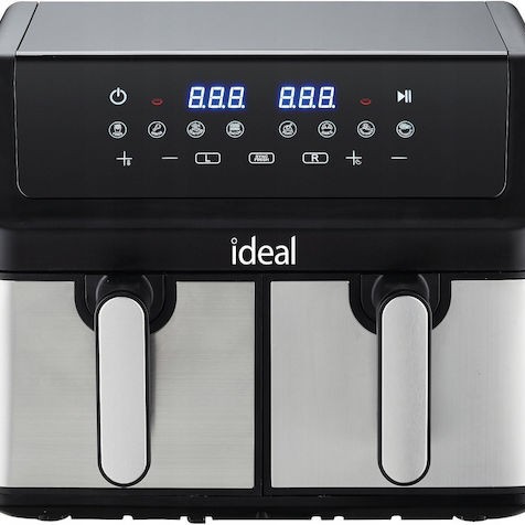 Eldom Air Fryer με Διπλό Αποσπώμενο Κάδο 9lt Μαύρο IK1500