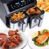 Eldom Air Fryer με Διπλό Αποσπώμενο Κάδο 9lt Μαύρο IK1500