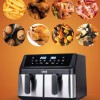 Eldom Air Fryer με Διπλό Αποσπώμενο Κάδο 9lt Μαύρο IK1500