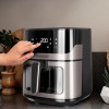 Black & Decker Air Fryer με Wi-Fi 6.5lt Ασημί ES9730070B