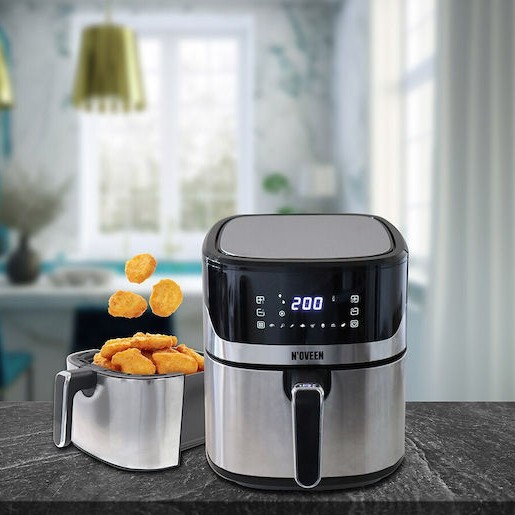 N'Oveen Air Fryer 6.5lt Ασημί AF550