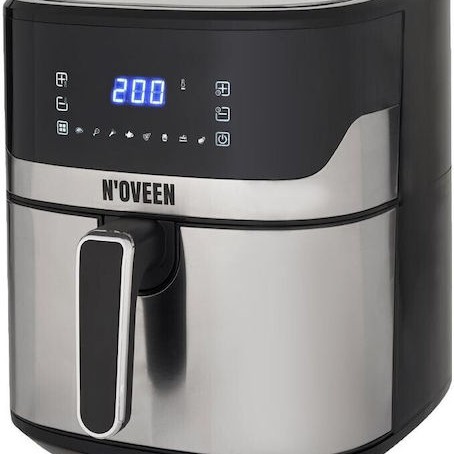 N'Oveen Air Fryer 6.5lt Ασημί AF550