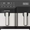 Black & Decker Air Fryer με Διπλό Αποσπώμενο Κάδο 9lt Μαύρο ES9730090B