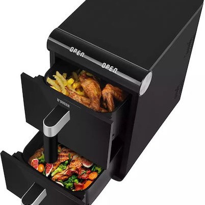 N'Oveen Af505 X-line Air Fryer 11lt Μαύρο