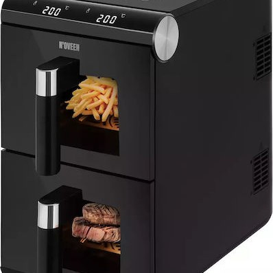 N'Oveen Af505 X-line Air Fryer 11lt Μαύρο