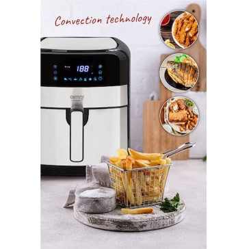 Camry Air Fryer 5lt Ασημί CR6311