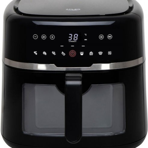 Adler Air Fryer 8lt Μαύρο AD 6318