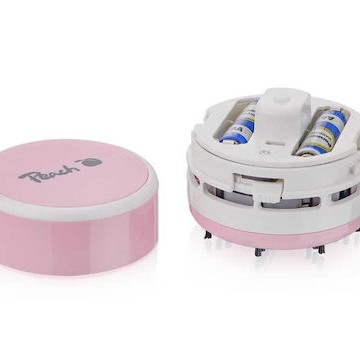 Peach Mini Φορητό Σκουπάκι σε Ροζ Χρώμα