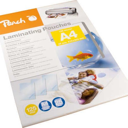 Peach Ζελατίνες Πλαστικοποίησης 25τμχ