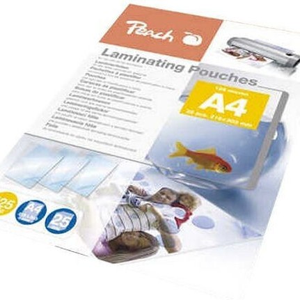 Peach Ζελατίνες Πλαστικοποίησης 25τμχ