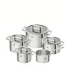 Zwilling J.A. Henckels Vitality Σετ Κατσαρόλες από Ανοξείδωτο Ατσάλι Ασημί 5τμχ