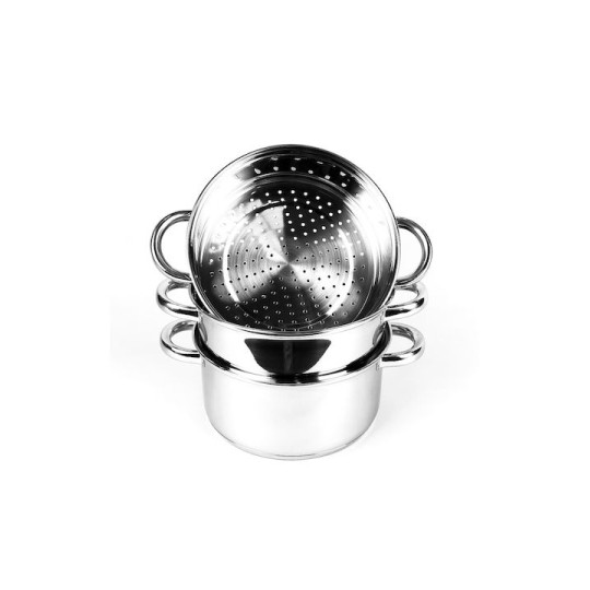 Maestro Steaming Pot Βαθιά Ανοξείδωτη Κατσαρόλα Ατμού 3lt / 20cm