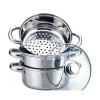 Maestro Steaming Pot Βαθιά Ανοξείδωτη Κατσαρόλα Ατμού 4lt / 22cm