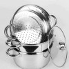 Maestro Steaming Pot Βαθιά Ανοξείδωτη Κατσαρόλα Ατμού 4lt / 22cm
