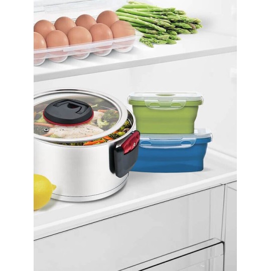 Maestro Βαθιά Ανοξείδωτη Κατσαρόλα 4.2lt / 22cm