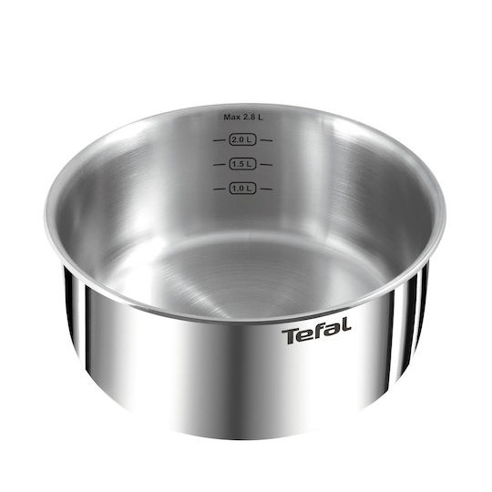 Tefal Ingenio Emotion Σετ Μαγειρικά Σκεύη από Ανοξείδωτο Ατσάλι Silver με Αντικολλητική Επίστρωση 5τμχ