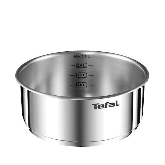 Tefal Ingenio Emotion Σετ Μαγειρικά Σκεύη από Ανοξείδωτο Ατσάλι Silver με Αντικολλητική Επίστρωση 5τμχ