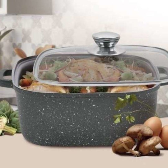 Maestro Βαθιά Κατσαρόλα από Χυτό Αλουμίνιο 8lt / 28cm