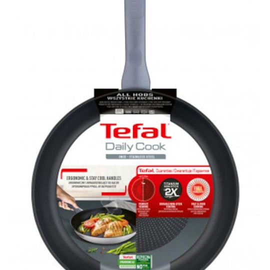 Tefal Daily Cook Τηγάνι από Ανοξείδωτο Ατσάλι με Αντικολλητική Επίστρωση 28cm