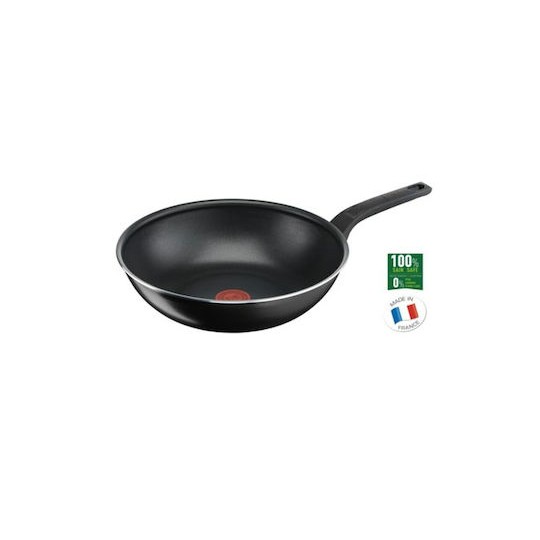 Tefal Simply Clean Wok από Αλουμίνιο με Αντικολλητική Επίστρωση 28cm