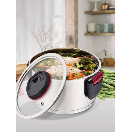 Maestro Βαθιά Ανοξείδωτη Κατσαρόλα 5.5lt / 24cm