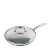 Kohersen Τηγάνι από Ανοξείδωτο Ατσάλι Με Καπάκι με Κεραμική Επίστρωση 24cm