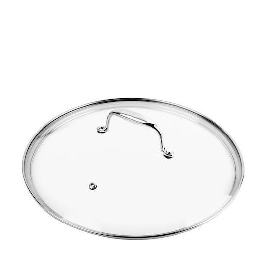 Kohersen Τηγάνι από Ανοξείδωτο Ατσάλι Με Καπάκι με Κεραμική Επίστρωση 24cm