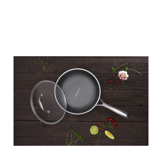 Kohersen Τηγάνι από Αλουμίνιο Με Καπάκι με Αντικολλητική Επίστρωση 24cm