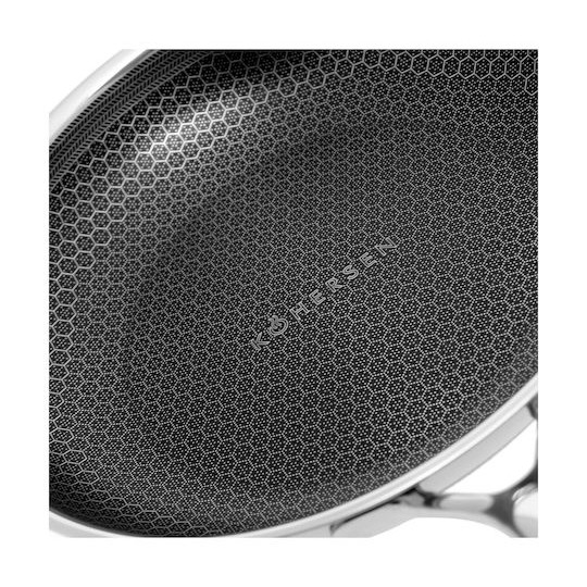 Kohersen Τηγάνι από Αλουμίνιο Με Καπάκι με Αντικολλητική Επίστρωση 24cm