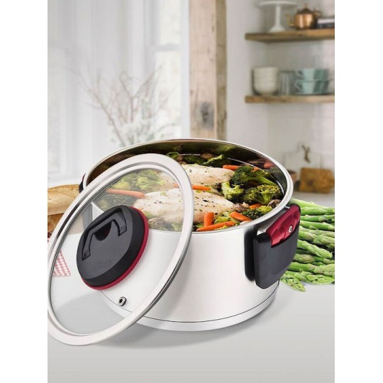 Maestro Βαθιά Ανοξείδωτη Κατσαρόλα 2.3lt / 18cm